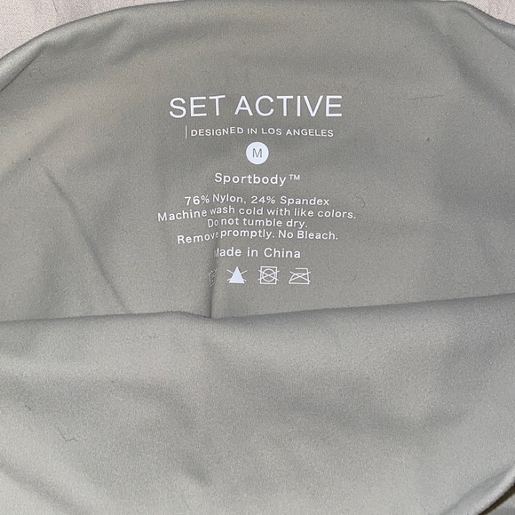 Set Active Thistle Color Leggings - Picture 2 of 3